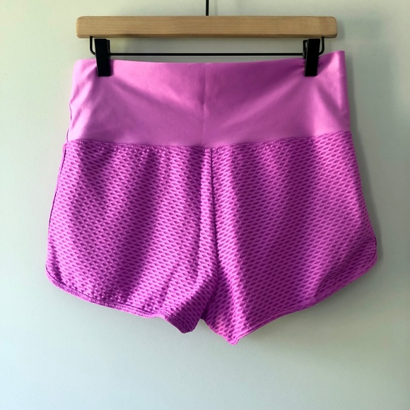 ❤️ KORAL Flex Fold Over Netz Shorts Wild Orchid Purple Pink Medium - Picture 6 of 11